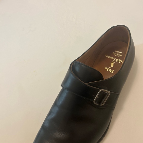 Ralph Lauren Black Leather Oxfords - Picture 4 of 10